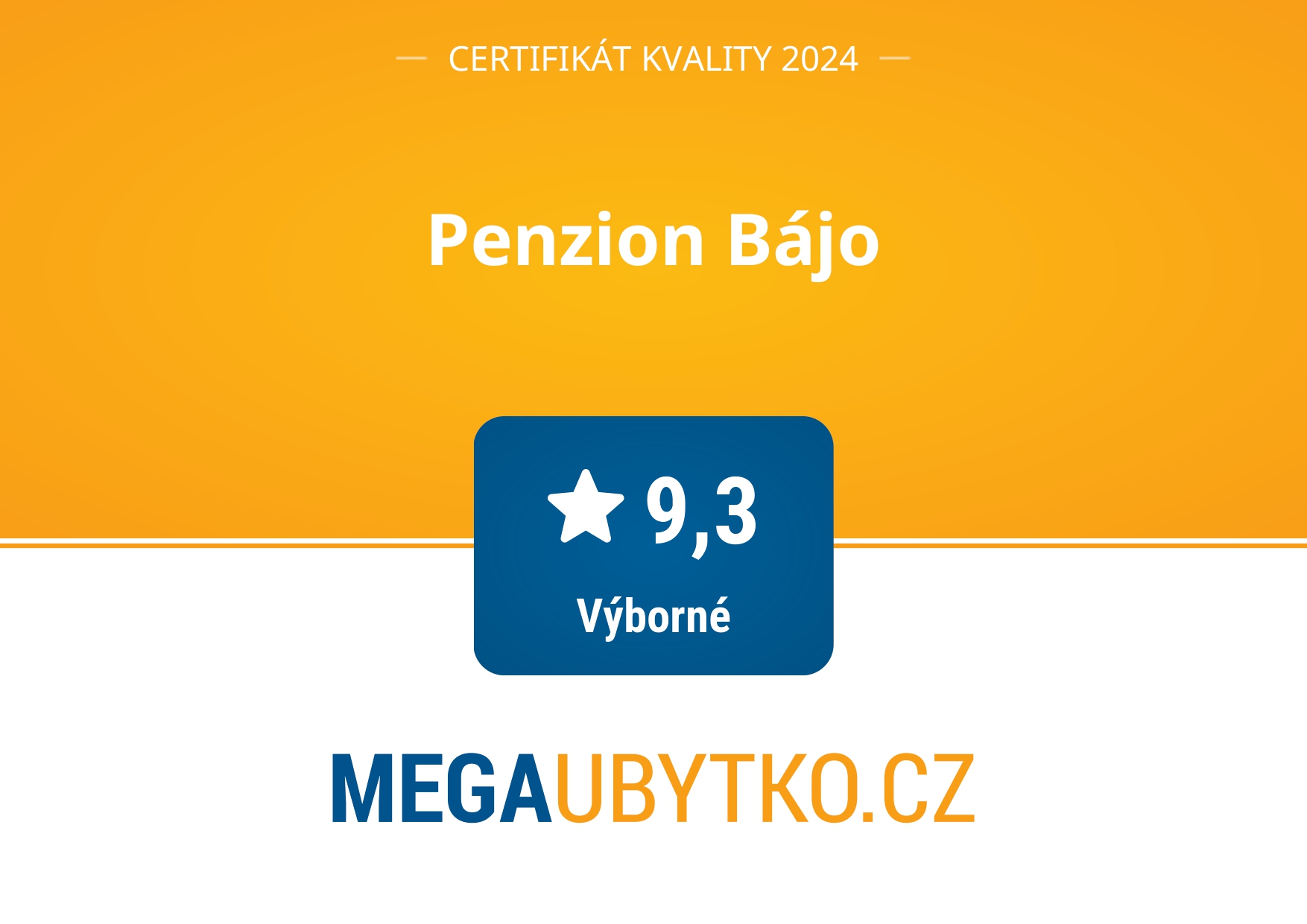Megaubytko certifikát