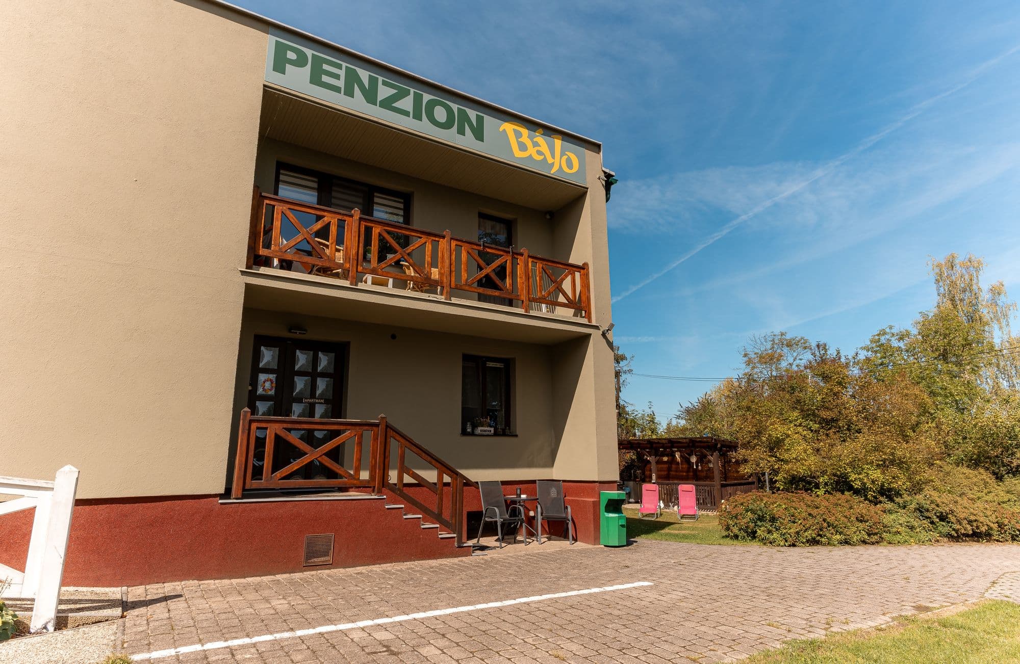 Penzion Bájo – budova penzionu