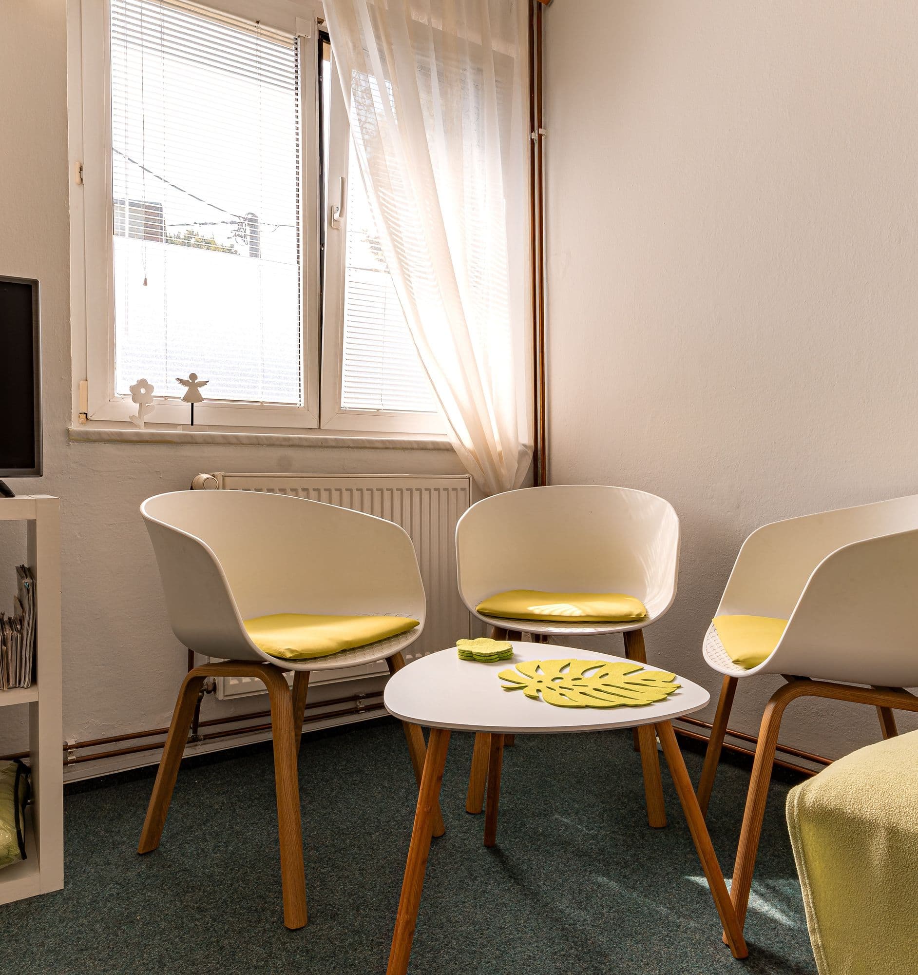 Dolní apartmán – posezení u okna